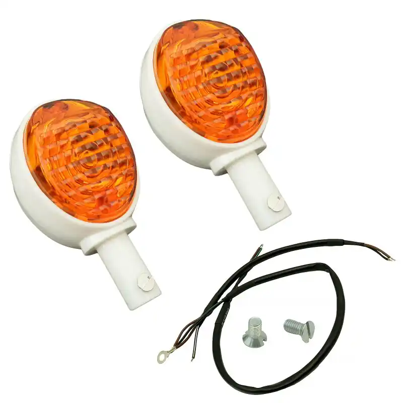 Blinker für Simson KR51 Schwalbe Star Sperber Habicht weiß orange Kabelbaum Sale