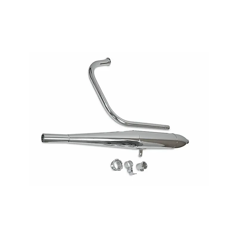 Auspuff Set mit Zigarre für Simson AWO 425 Sport S Krümmer Schellen mit Wulst 35mm chrom Jetzt Kaufen