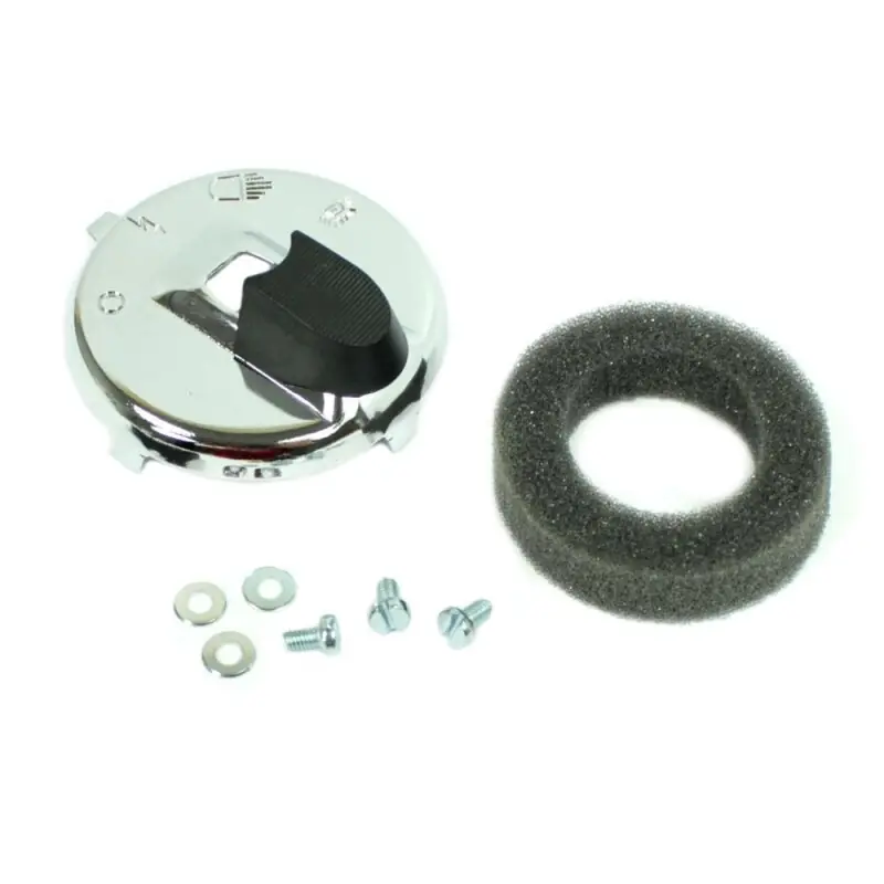 Knallerangebot Zündschlossabdeckung für Simson Schwalbe KR51 Star Sperber Habicht Alu mit Symbolen