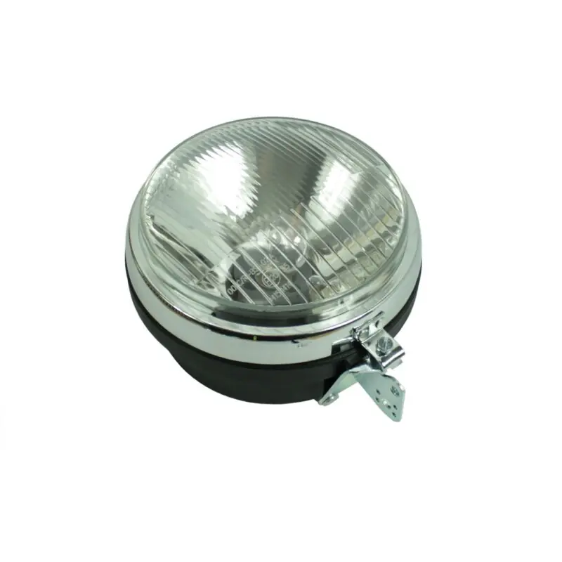 Scheinwerfer komplett, Gehäuse Fassung Chromring für Simson S51 S50 S70 E Enduro Rückseite flach Neu Im Sortiment