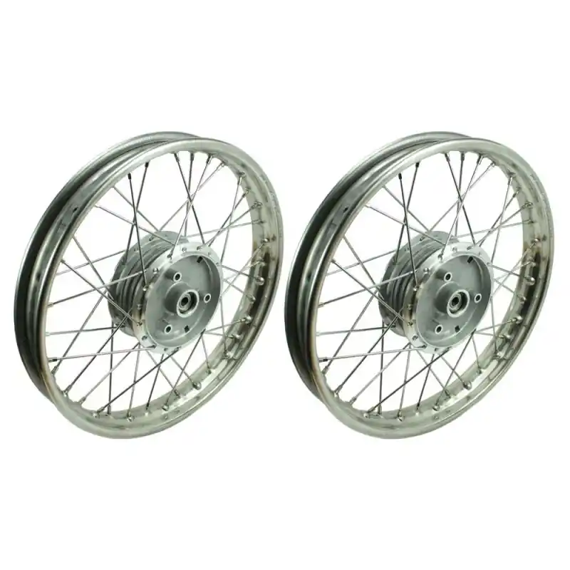 XL Edelstahlfelgen + Speichen S51 S50 S70 KR51 Schwalbe S53 Duo Star Sperber Habicht Felgen 1,60x16 Preisreduziert