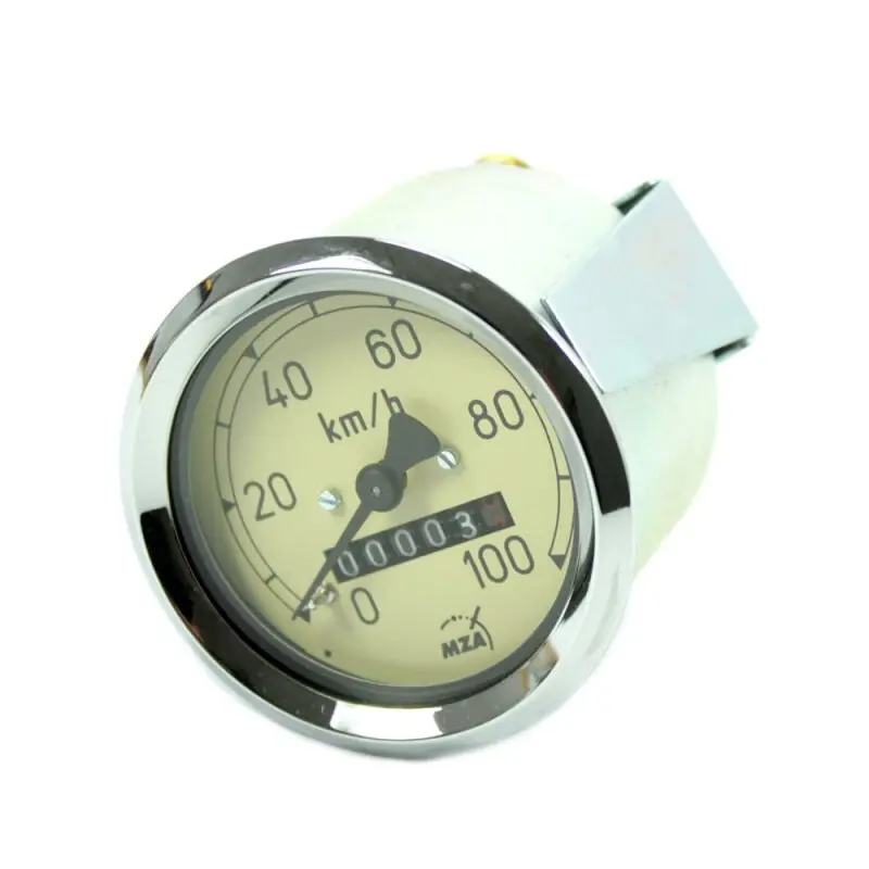 Tachometer für MZ RT125 IWL SR59 Berlin Tacho 100 km/h MMB Chrom Armatur 100er Sonderangebot
