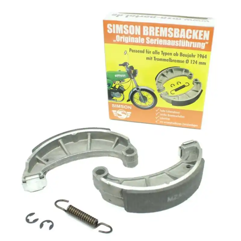 Neu Satz Simson Bremsbacken Bremsen S51 S70 S50 S53 SD50 KR51/1 KR51/2 Schwalbe Star Sperber Duo Sperber