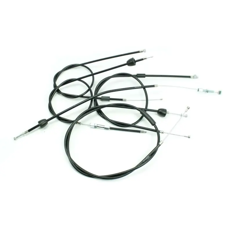 Ausverkauf Bowdenzüge Simson Star Sperber Habicht Bowdenzug Gas, Choke, 2x Bremse, Kupplung 1. Version, innenliegender Bremshebel