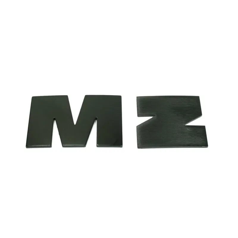 Buchstaben Logo MZ ALU schwarz für Tank ETZ125 ETZ150 ETZ250 ETZ251 Letzte Chance