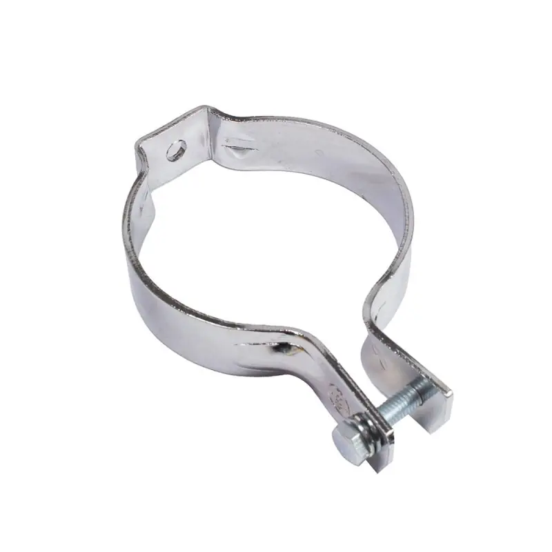 Simson Auspuff Schelle hinten breit KR51 Schwalbe SR4 Star Sperber Habicht Chrom Echt