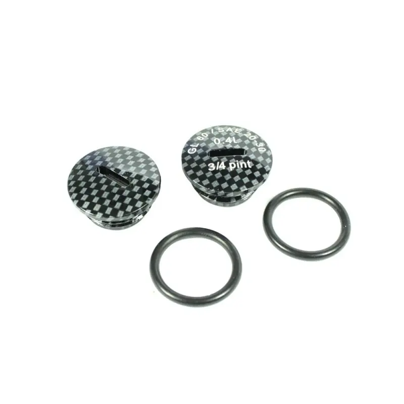 Markenprodukt 2 Deckel Kappe Simson S51 S70 SR50 KR51 Schwalbe Verschlussschraube Motor Getriebe Kupplungsdeckel carbon