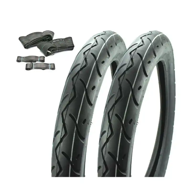 2 Rennreifen Mantel für Simson S51 S50 S70 KR51 Schwalbe Star VeeRubber VRM099 Schläuche Günstig