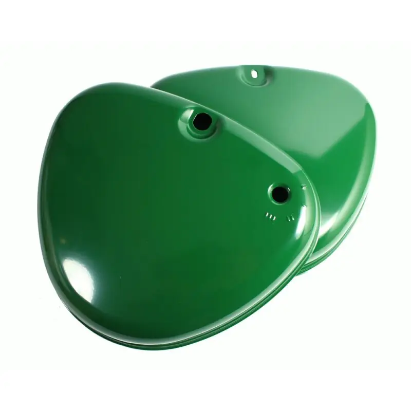 2 Seitendeckel links rechts pas. f. Simson S51 S50 S70 Metall billardgrün Herz Solange Der Vorrat Reicht