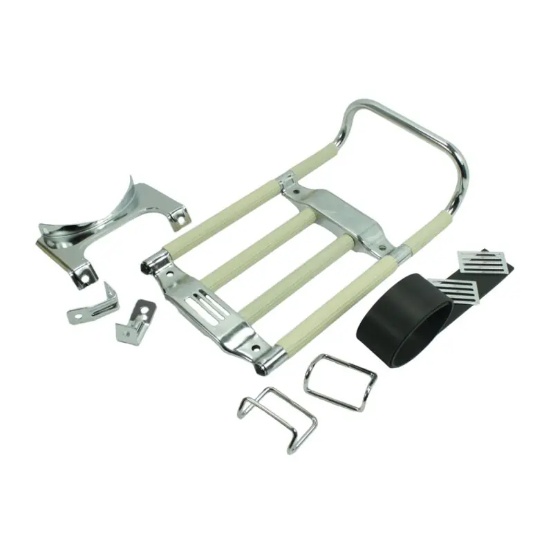 Sonderaktion Gepäckträger Haltband für Simson Star Sperber Habicht beige elfenbein Retro