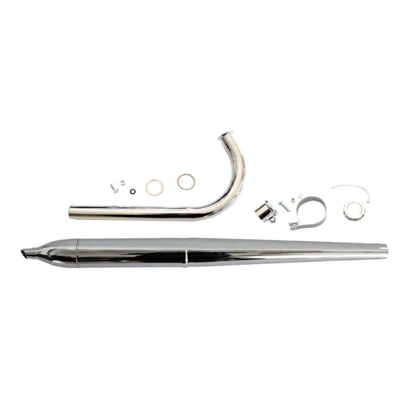 Sichere Zahlung Simson Auspuffset 500 mm SR1 SR2 SR2E Auspuffset Krümmer 400 mm, Chrom