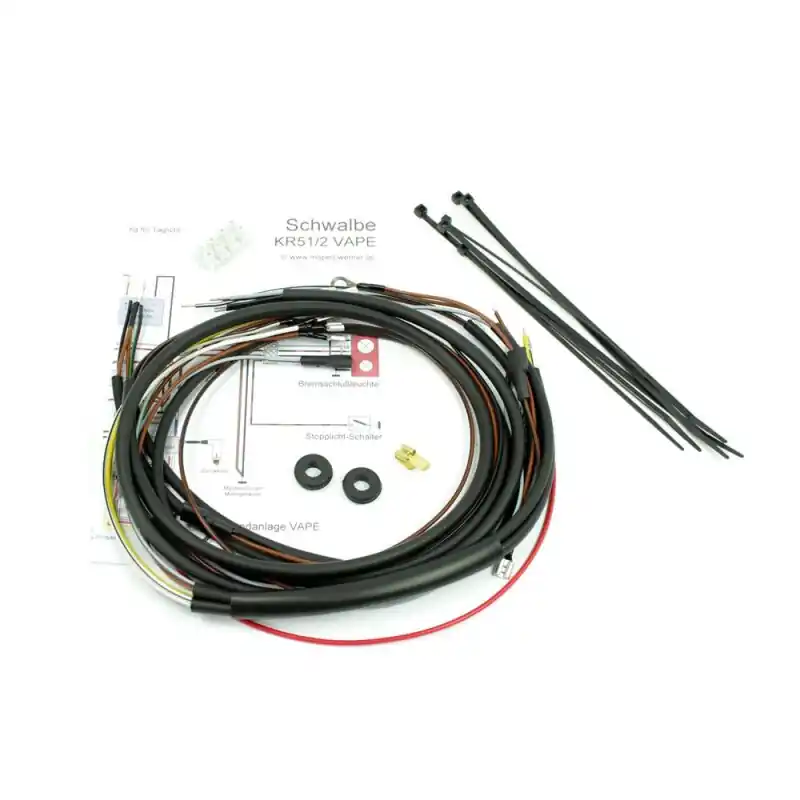 Simson KR51/2 Schwalbe Kabelbaum Schaltplan VAPE Elektronische Zündung Sofort Bestellen