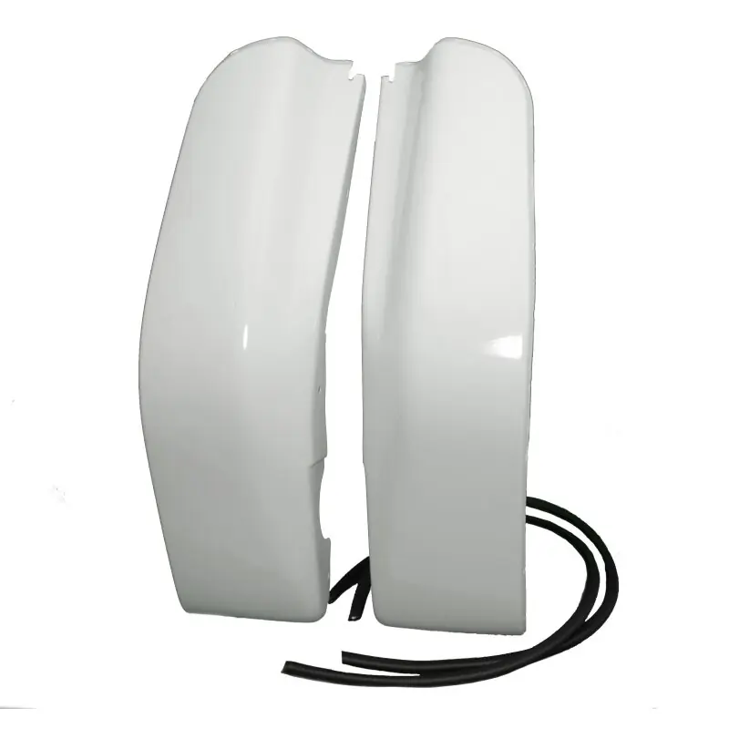 Kostenfreie Lieferung Beinbleche für Simson SR50 SR80 SD50 Roller Knieblech verzinkt signalweiß / weiß inkl. Keder