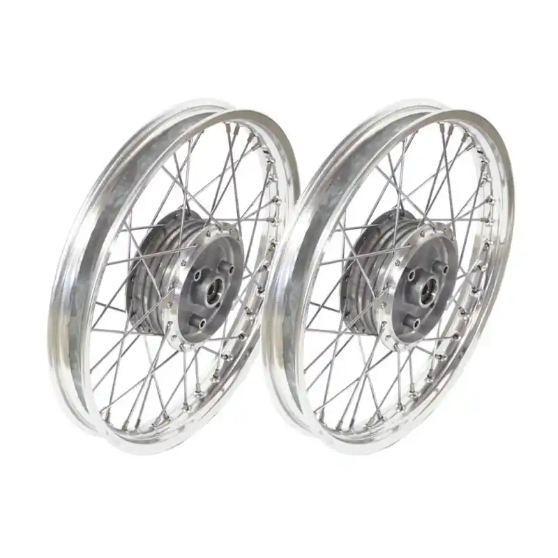 2 Alufelgen Speichen verchromt pass f Simson S51 S50 KR51 Schwalbe Spatz Star Sperber Habicht S53 S83 S70 Kracherpreis