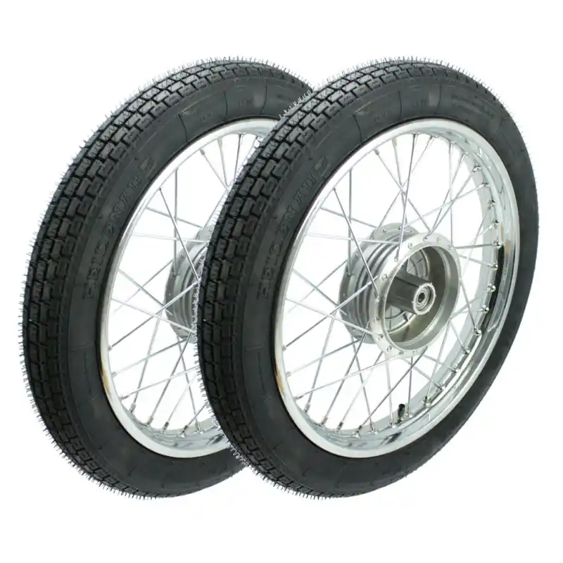 2 Räder Heidenau K30 Felge verchromt für Simson S51 S50 KR51 Schwalbe Star Sperber Sofort Bestellen
