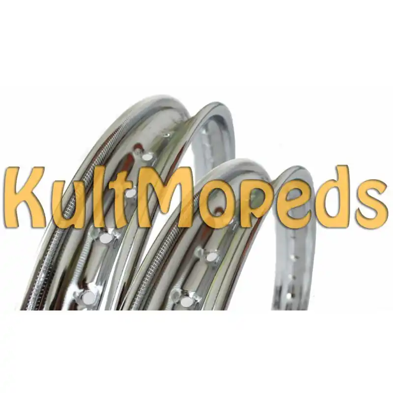 2 Stahlfelge Felgenring pas f Simson S51 S50 S70 KR51 Schwalbe Spatz Star Habicht Felge Preisreduziert