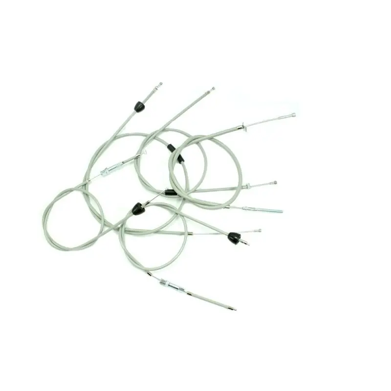 5 Bowdenzüge Bowdenzug Simson KR51/1 Schwalbe Kupplung Bremse Choke Grau Gas Bremse hinten neuer Typ mit Gewinde Günstig