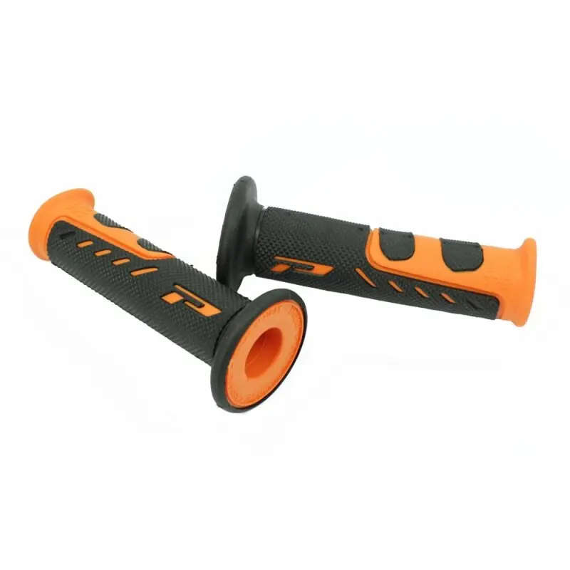 Must-Have Griffgummis Griffe schwarz orange für Simson S50 S51 S53 S70 S83 Lenkergummis Gasgriff Festgriff