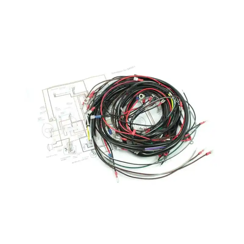 Kabelbaum Simson SR50 SR80 Roller Schaltplan Elektrik Kabel Neuheit