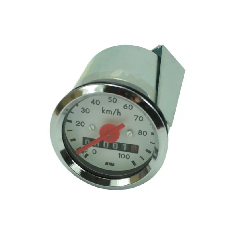 100 km/h Tachometer für Simson KR51 Schwalbe Star Sperber Habicht Duo mit Lichtschlitz 48mm - auch S51 S50 Tuning Zertifiziert