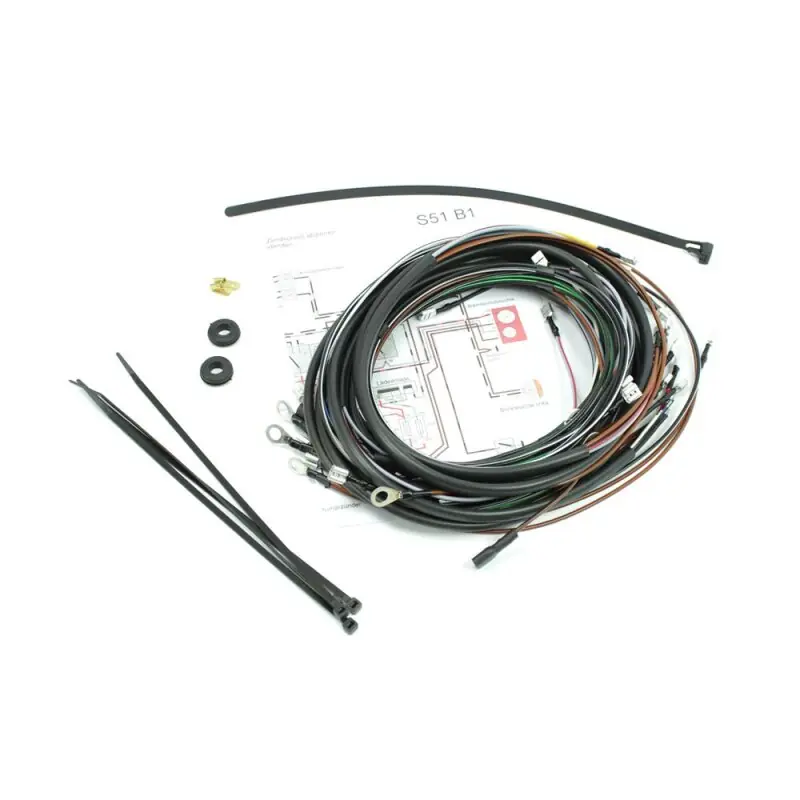 Meistverkauft Simson S51 B1 Kabelbaum Schaltplan Lichtmaschine 6V S70 Unterbrecher Zündung