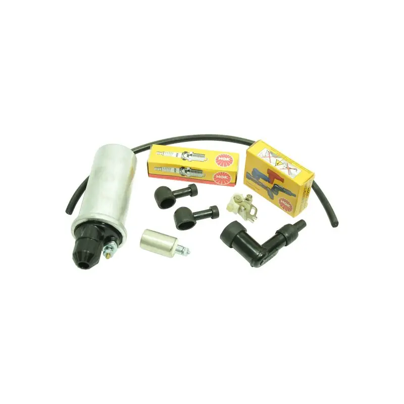 Kostenloser Versand Reparatur Set Zündspule, NGK Zündkerze, Zündkabel, Unterbrecher, Kondansator für Simson S51 S50 SR50 KR51 Schwalbe NGK Kerzenstecker Zündung