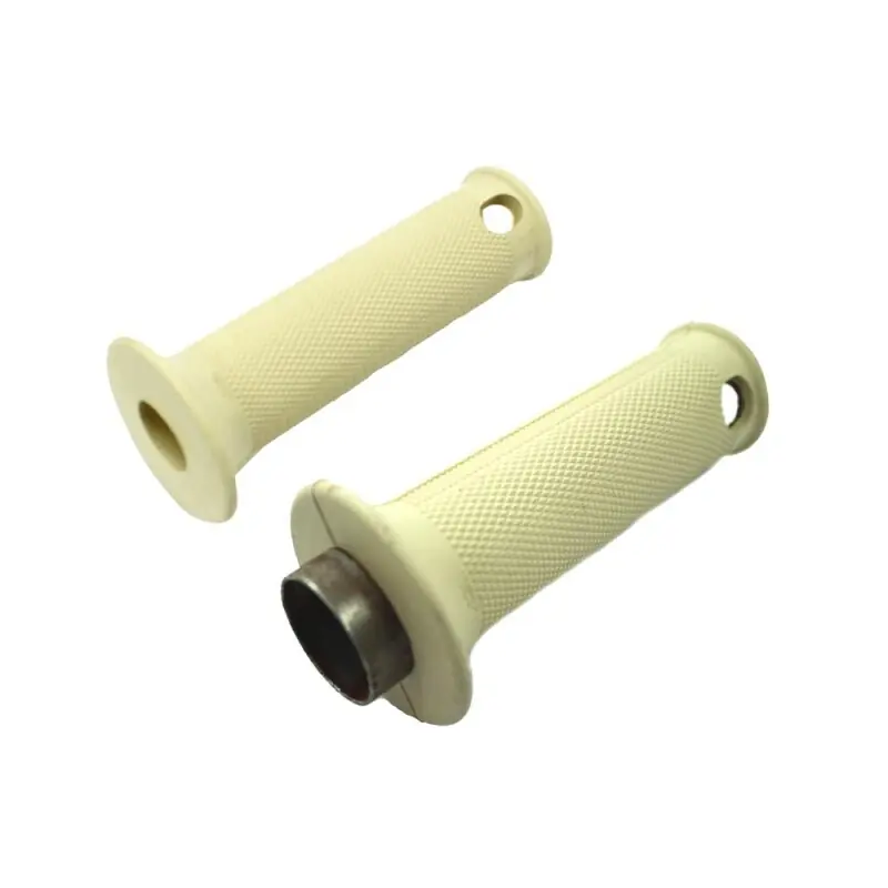 Griffe elfenbein beige für Simson KR51 Schwalbe Star Sperber Habicht Gasgriff mit Innenrohr Sichere Zahlung