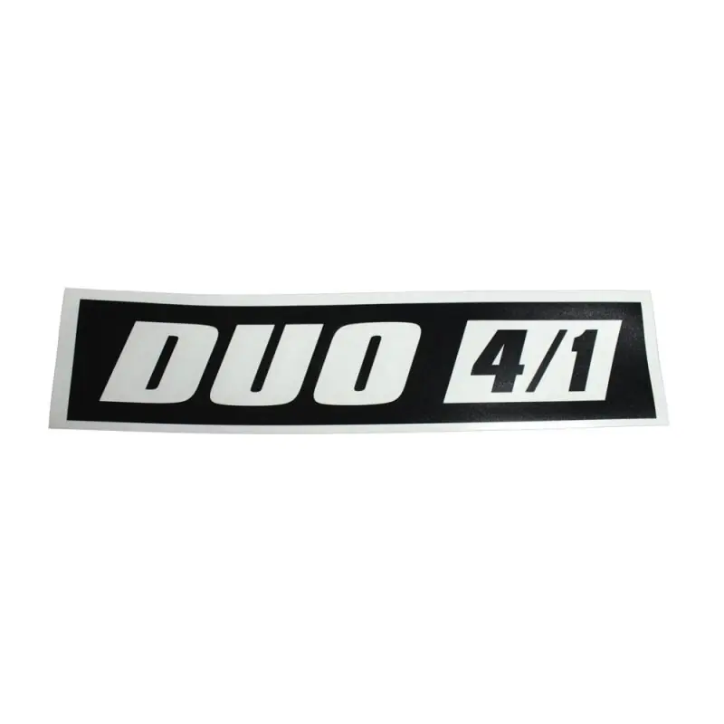 Aufkleber Simson Duo 4/1 Krause Schriftzug Klebefolie Logo schwarz klar Kleber Rabatt