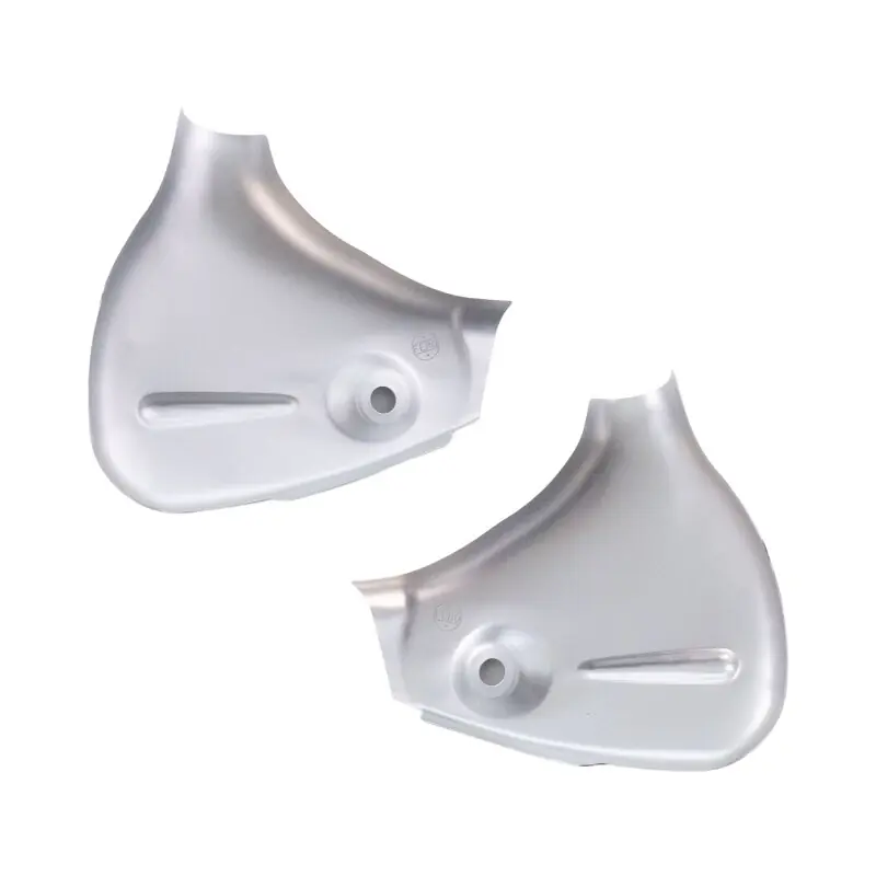 Simson SR1 SR2 E KR50 1-Loch Zierbleche Verkleidung ALU links rechts silber SR 2 Kracherpreis