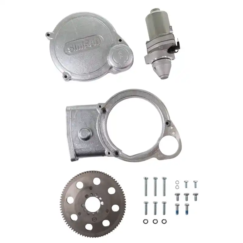 Online Kaufen Simson Anlasser Set S51 Vape S70 SR50 SD50 E-Starter Deckel Lichtmaschine Elektrostarter