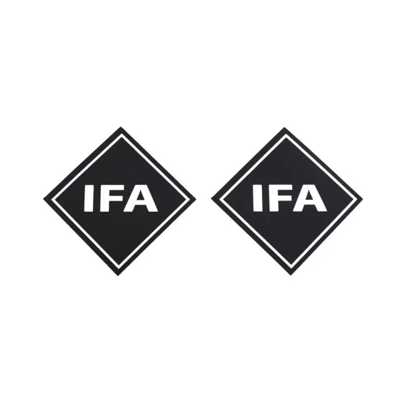 1 Satz IFA Aufkleber Folie Schriftzug Karo für Simson S50 S51 S83 SR50 SR1 SR2 Schwalbe KR51 SR4 Seitendeckel Trabant Wartburg Knallerangebot