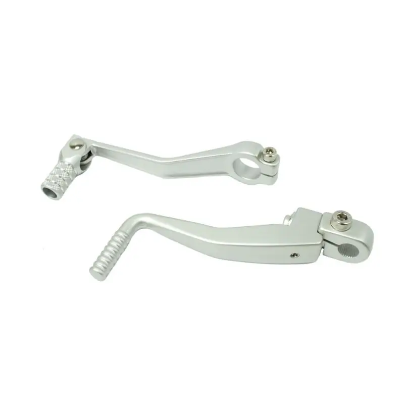 Expressversand Simson Set Kickstarter Fuß Schalthebel klappbar silber matt S51 S53 S83 E Enduro Tuning