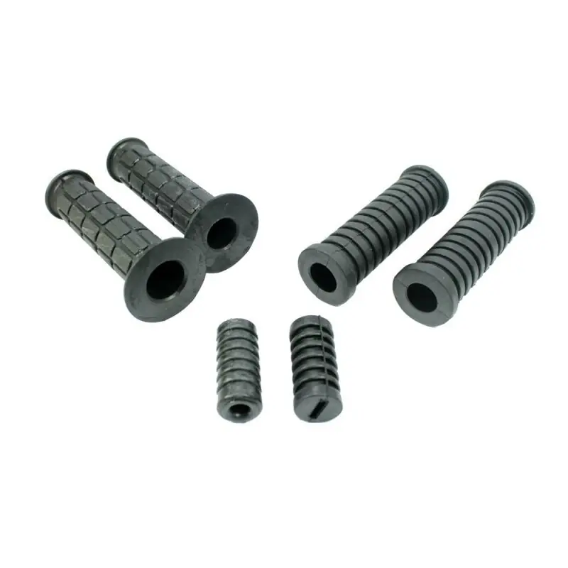 Neue Ware 6er Pack Gummis Griffe Fußrastengummis Schalthebel Kickstarter für Simson S51 S50 S70