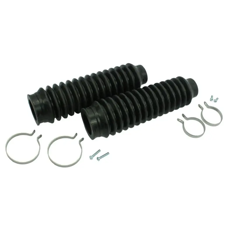 2x Faltenbalg + 4 Schellen Gummi Telegabel Holme vorn MZ DKW RT125/1 /2 /3 Kostenloser Rückversand