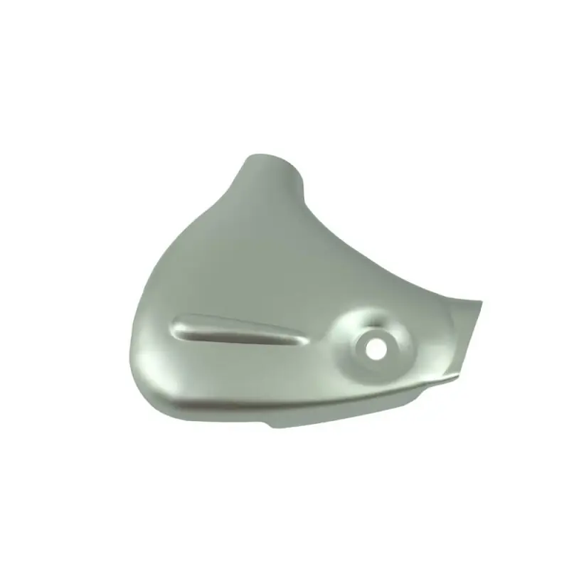 Zierblech Verkleidung linksSR2, SR2E, SR4-1, KR50 - 1 Befestigungsloch, Aluminium - zur Vordergabel Kracherpreis