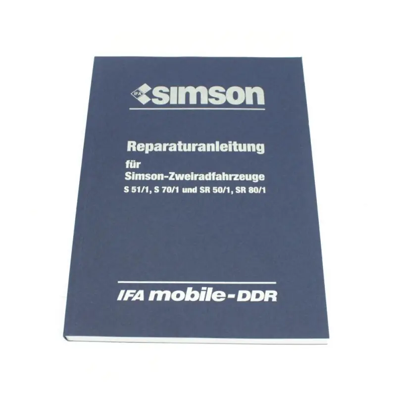 Buch Reparaturanleitung Simson S51 S70 Roller SR50 SR80 ohne Schaltpan Sofort Bestellen