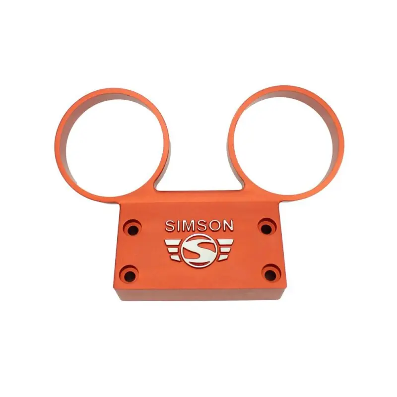 Simson Tacho S51 S50 S53 Armaturenträger für Tachometer Drehzahlmesser Orange Solange Der Vorrat Reicht