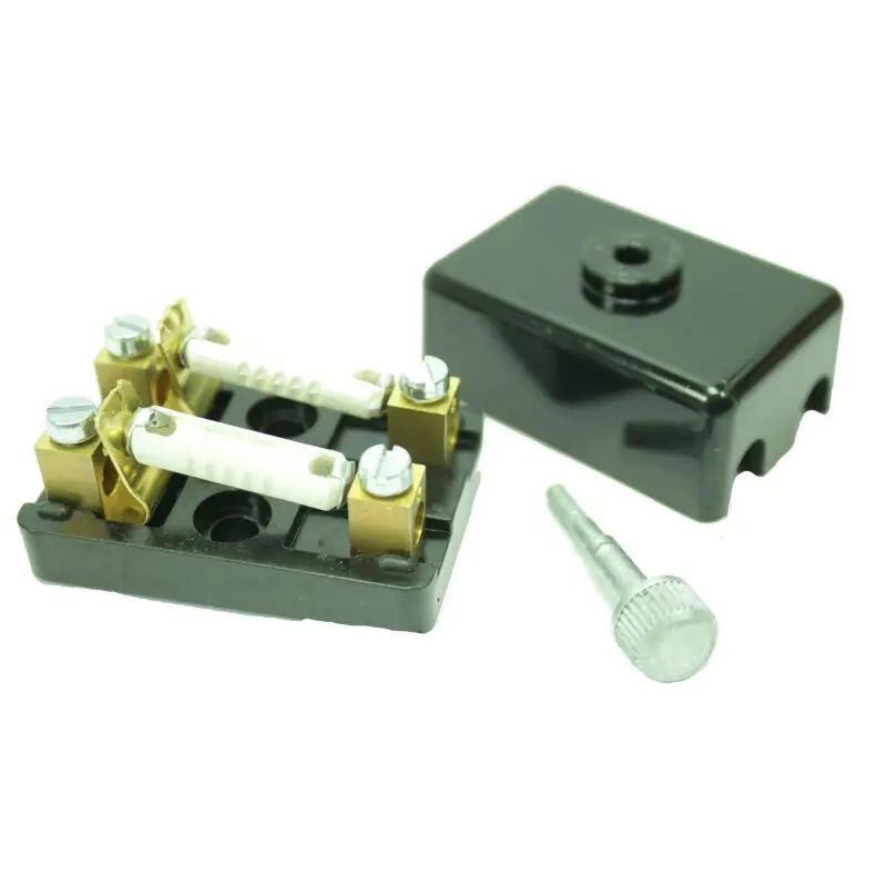 Geprüft Sicherungsblock Sicherungshalter Sicherungsdose 2 zweifach Kabel Elektrik für Simson S50 KR51 Schwalbe SR4 Sperber Habicht pas f MZ ETZ TS ES 125 150 250