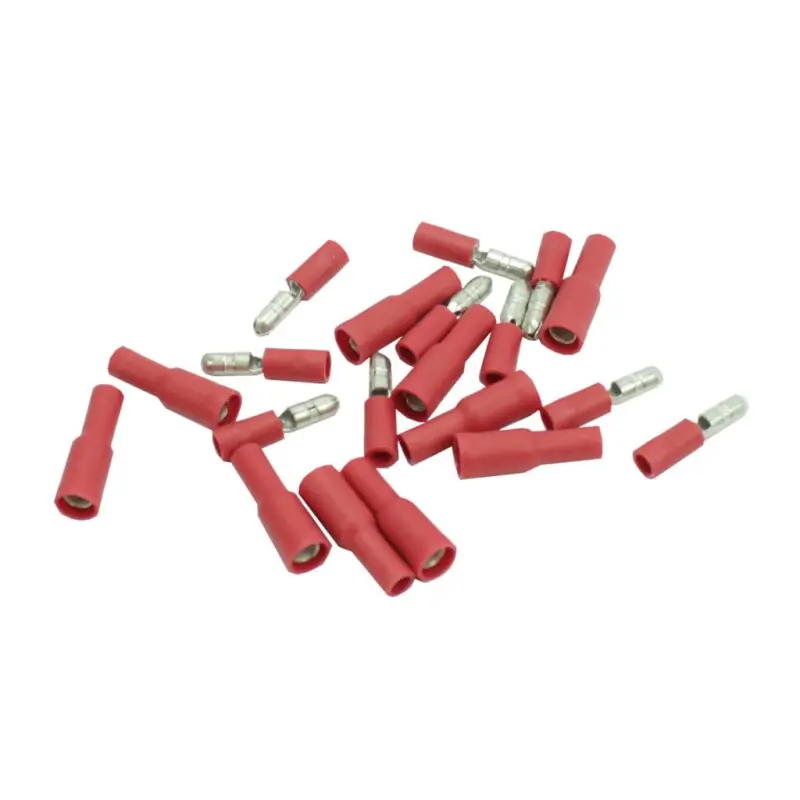 Set 10 Crimpkabelschuh Rundstecker + 10 Rundsteckerhülsen Kabel Sicherung Elektrik pas f Simson S51 KR51 SR4 Star Habicht MZ Zündapp DKW Jetzt Kaufen