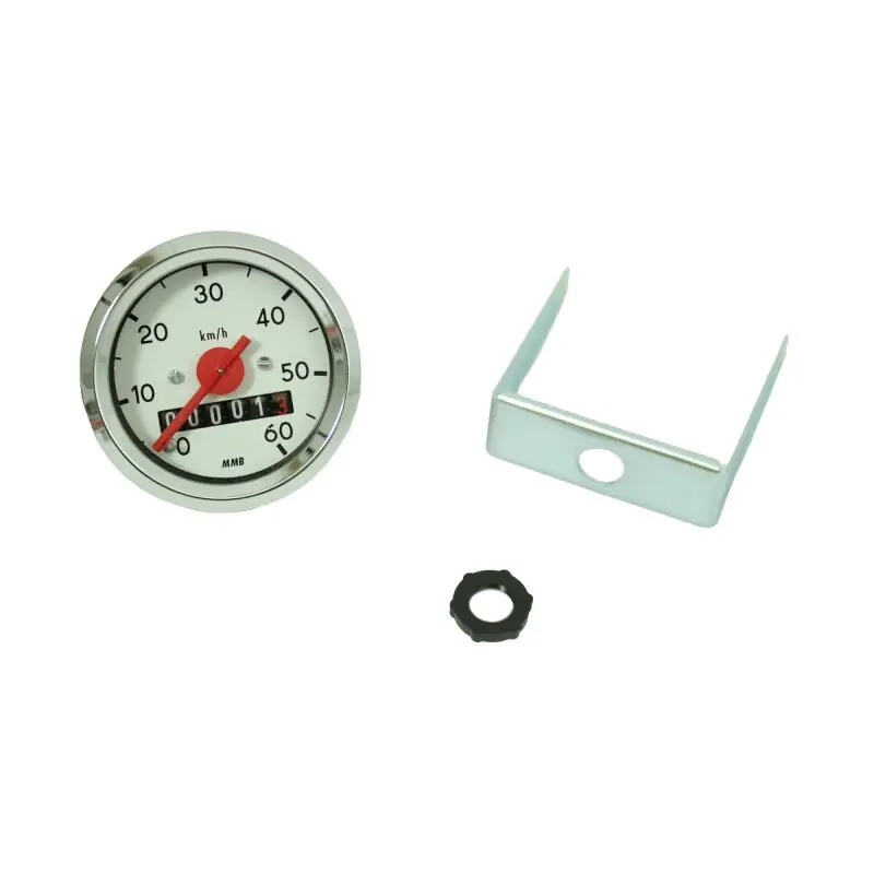 Begrenztes Angebot Tachometer 60 km/h Tacho Chromring 48mm für Simson Schwalbe KR51 SR4 Spatz Star Sperber Habicht