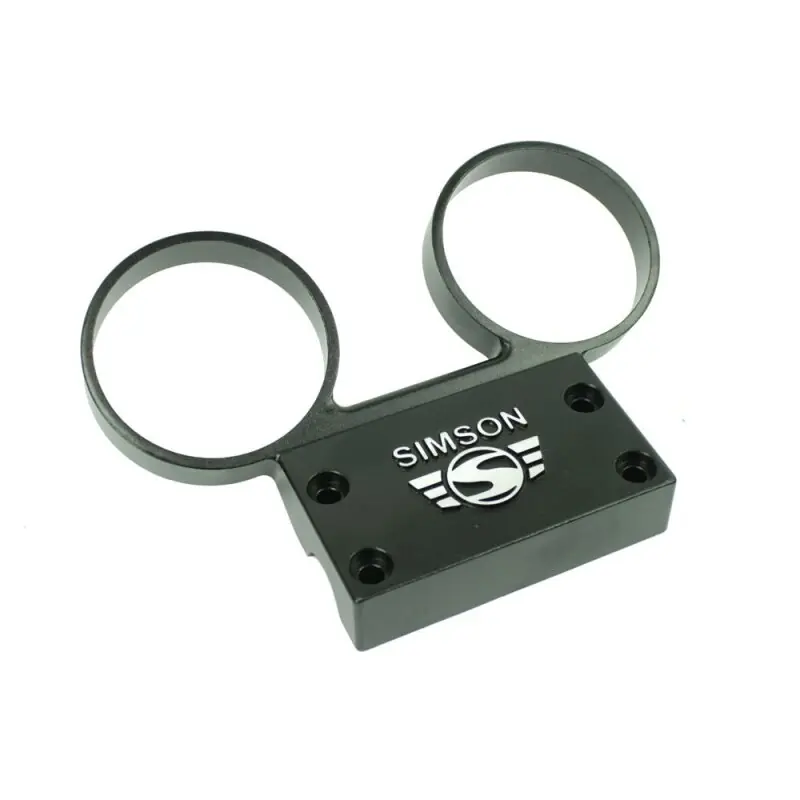 Armaturenträger Tachometer DZM Simson S50 S51 S53 S70 S83 Brille schwarz Aluminium Must-Have