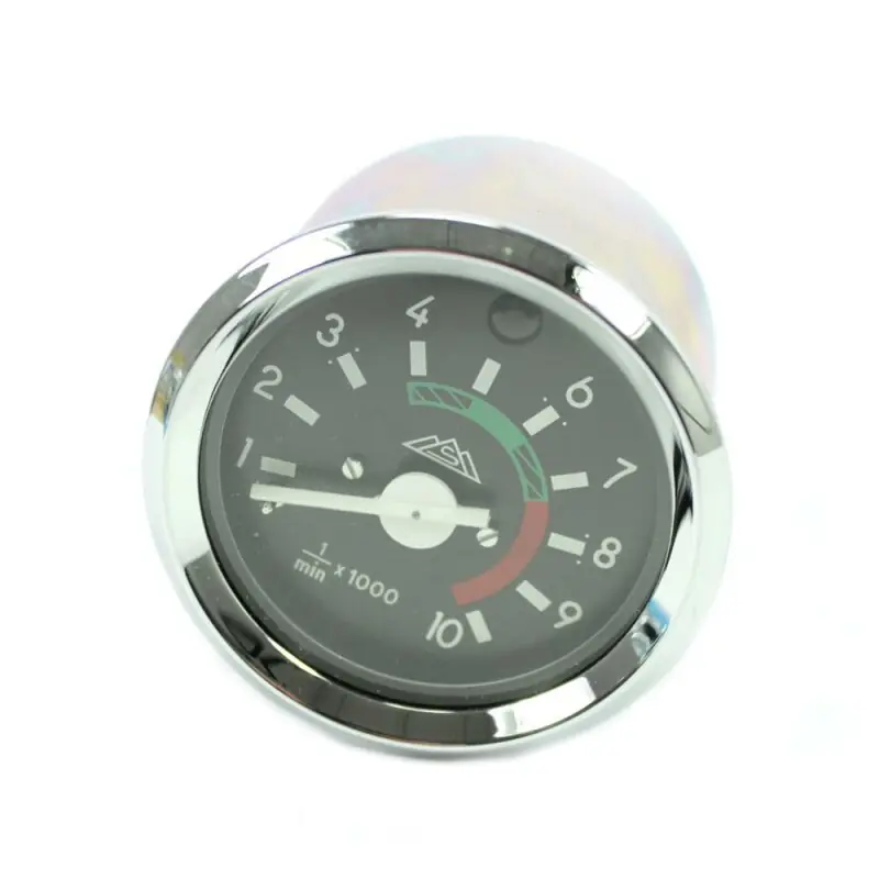 Preis Gesenkt MMB Drehzahlmesser DZM 60mm rund Chromring mit Kontrolllicht Kontrollleuchte blau Licht 12V Simson S50 S51 S70 S53