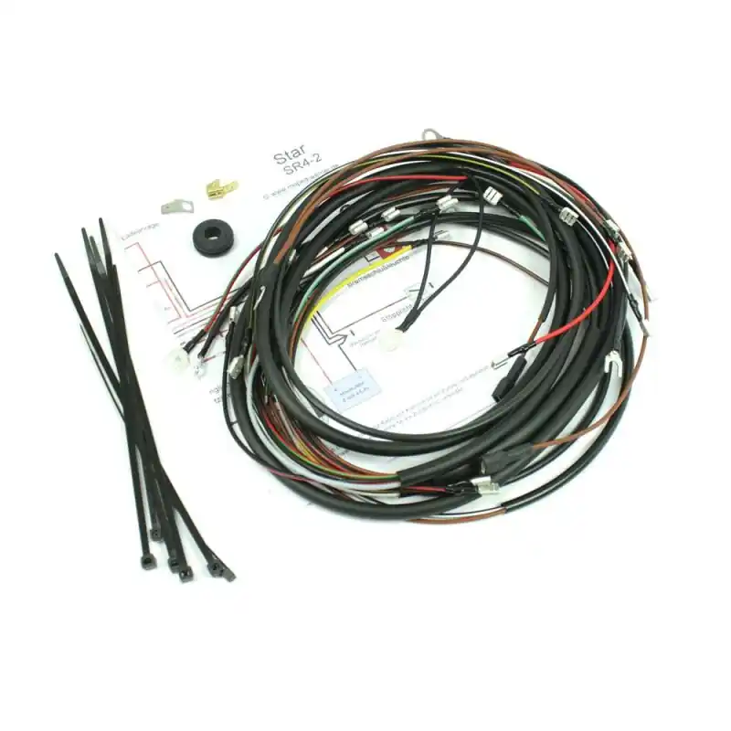 Simson Kabelbaum SR4-2 Star Schaltplan 6V Kabel, Elektrik, Kabelsatz Preisknaller