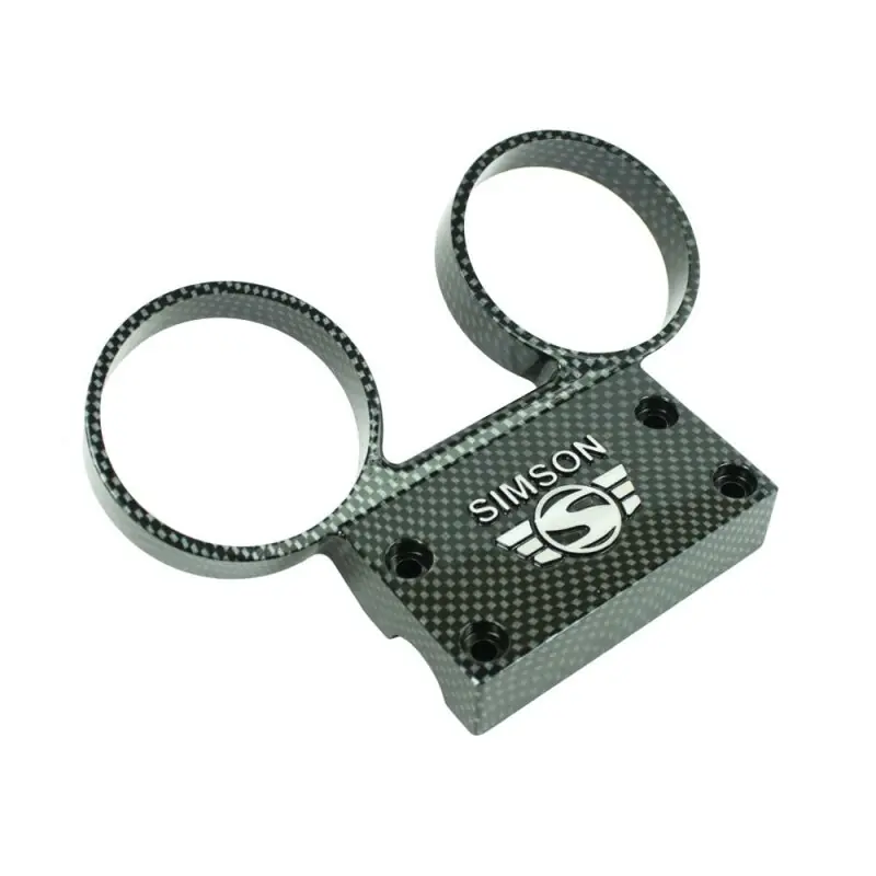 Simson Armaturenträger Brille carbon alu Tachometer DZM S50 S51 S53 S70 S83 Saisonangebot