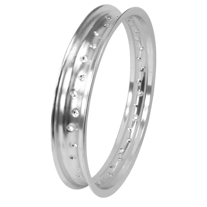 Preisknaller Alufelge 2,15x16 breit, poliert silber eloxiert, 36-Loch für MZ ETZ 125 150 301 251 hinten und Tuning Simson S51 S50 S70 S53 Star Schwalbe Felge