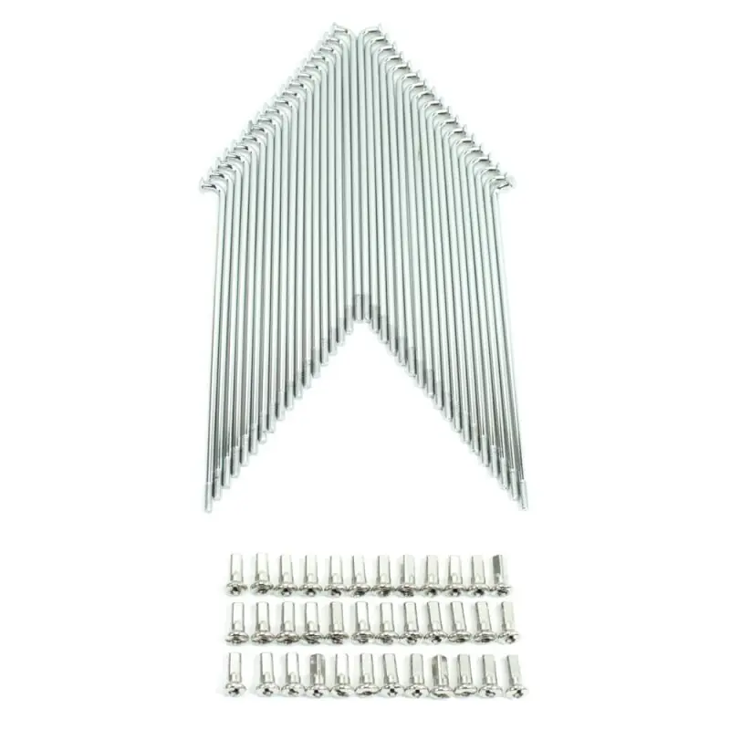 Aktuell 36 Speichen mit Nippel chrom für Simson S51 S50 S53 S70 KR51 Schwalbe Spatz Star Habicht Sperber Duo verchromt