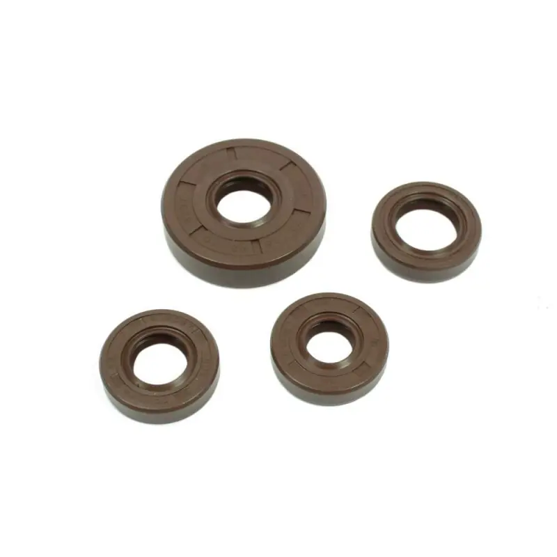 Kostenfreie Lieferung NJK Wellendichtringe Simmerringe Motor Soemtron Simson SR4-1 K Spatz, KR50 ab Baujahr 1963 braun mit Staublippe
