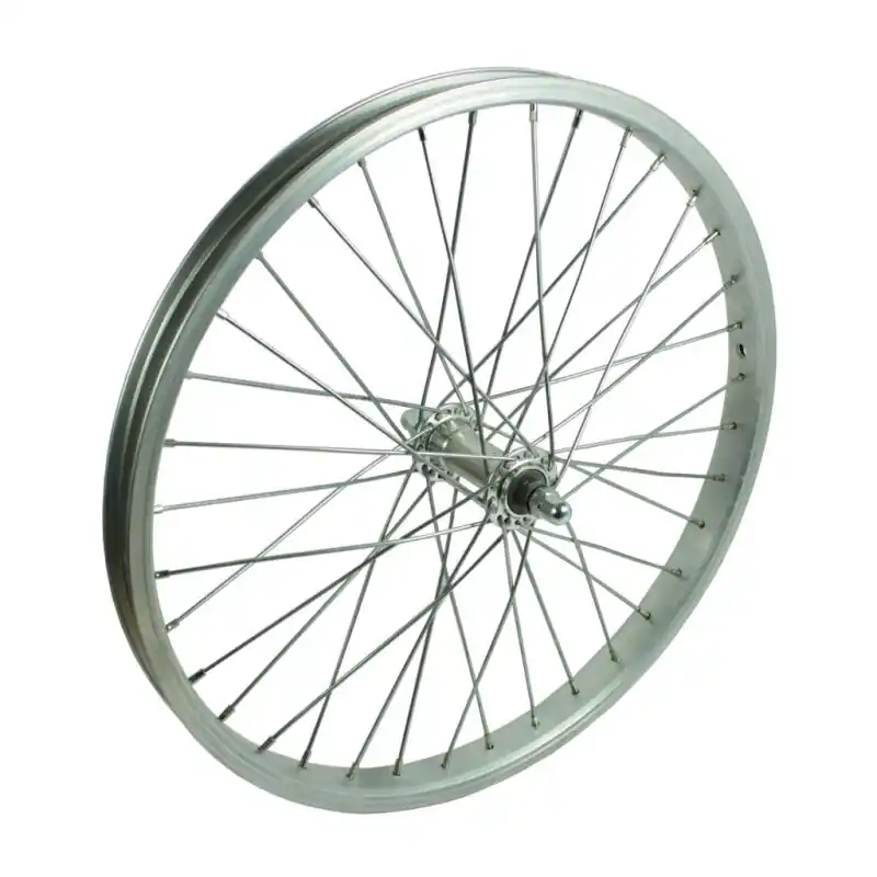 Sonderangebot Speichenrad komplett mit Alufelge 1,2x16, Speichen chrom Simson für Anhänger des S51 S50 KR51 Schwalbe Star Sperber Habicht auch pas. f. Mifa DDR Fahrrad