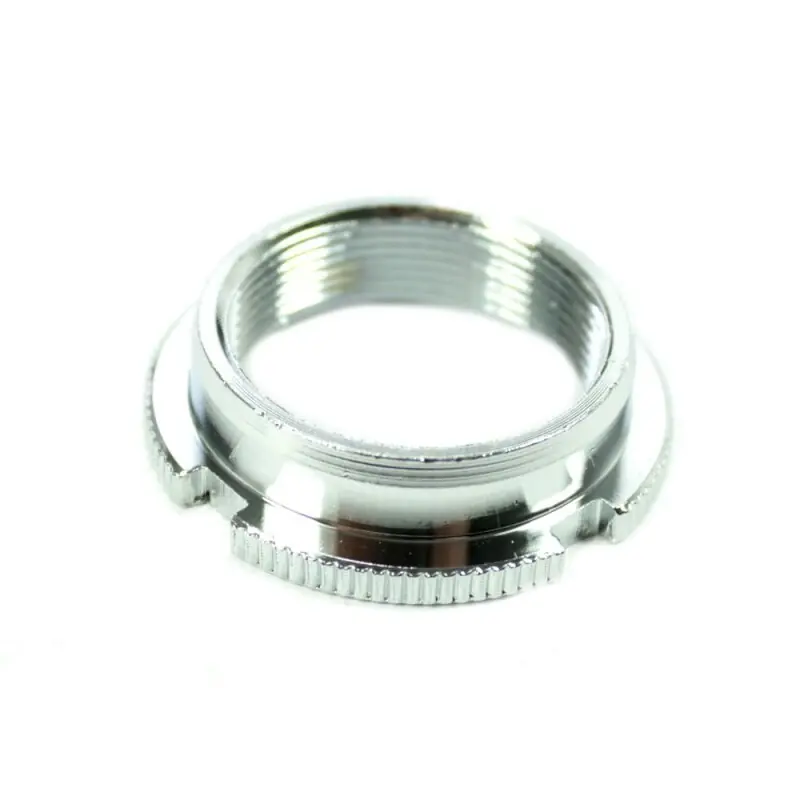 Versand Am Gleichen Tag Gegenmutter am Lenkungslager Lenker - verchromt 4 Nuten - neue Ausführung - mit Rändelung Simson SR1, SR2, SR2 E, KR50, SR4-1 Spatz, SR2-2 Star, SR4-3 Sperber, SR4-4 Habicht