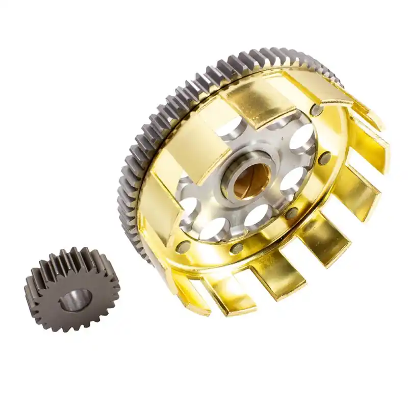 Kostenfreie Lieferung Simson S51 S70 KR51 Schwalbe Kupplungskorb + Primärritzel gerade verzahnt leicht Tuning 72/22 Zahnrad